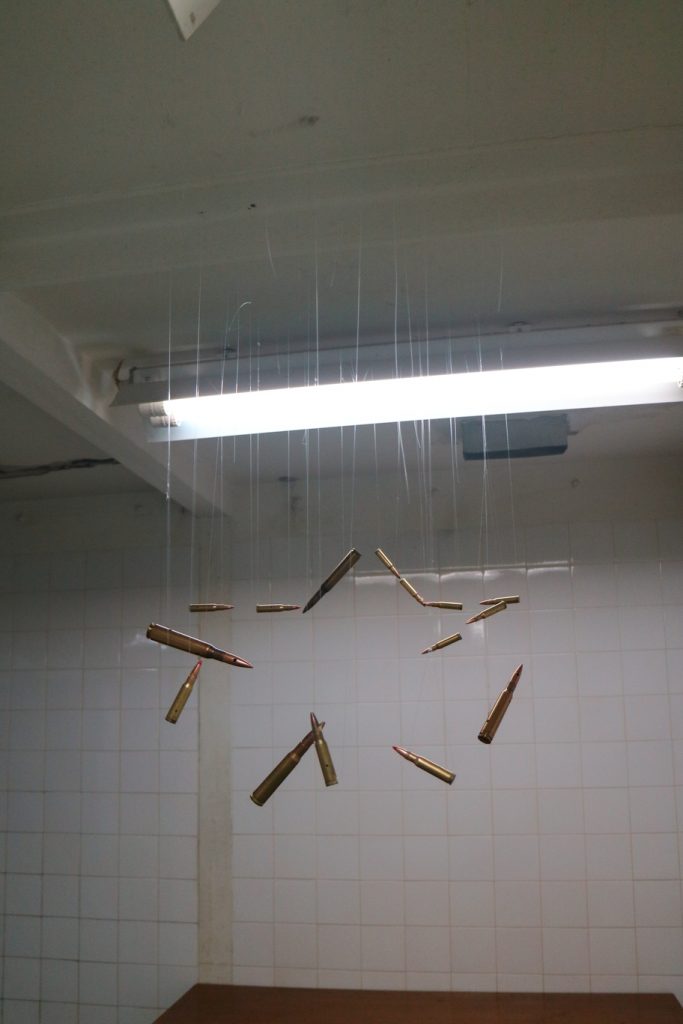 Bullet art at Tito's bunker, Konjic, Bosnia Herzegovina