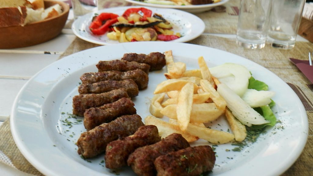 Cevapi in Cetinje, Montenegro