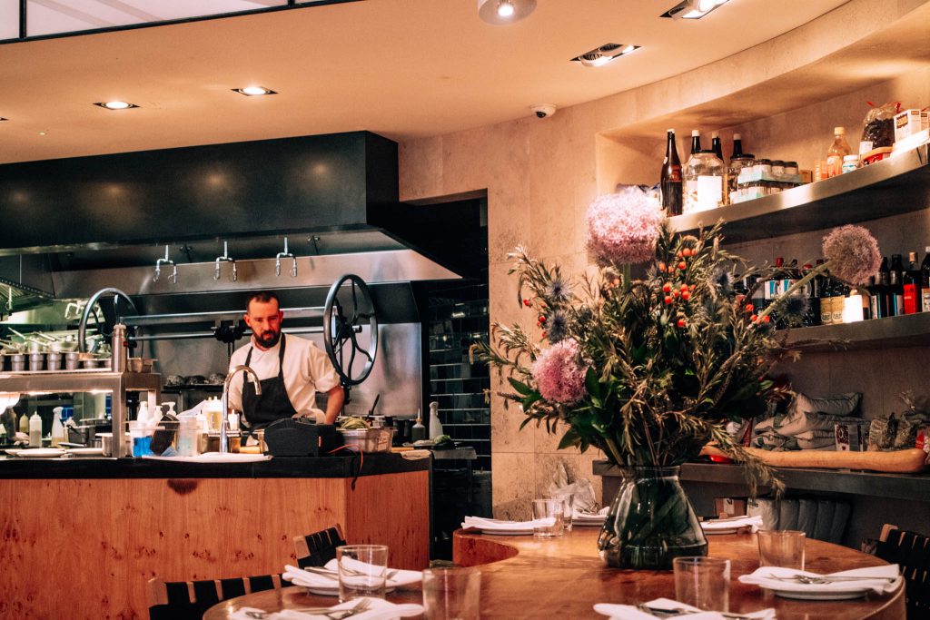 Kitchen at Rovi, Ottolenghi restaurant, London