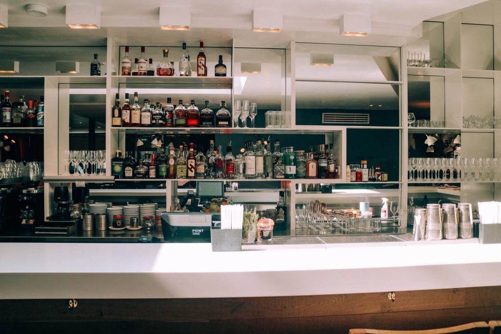 Bar at Ottolenghi Cafe, London, UK