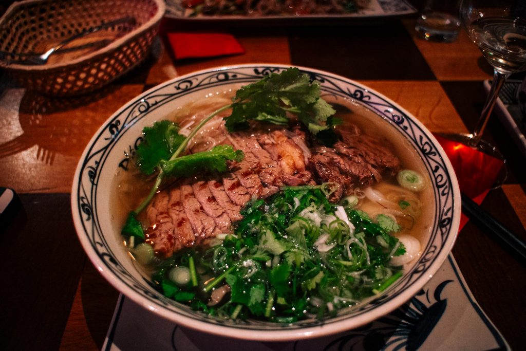 Pho broth at Pho Co in Berlin, Germany