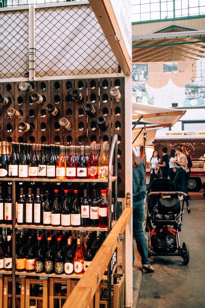 Natural wine at Markthalle Neun, Berlin, Germany