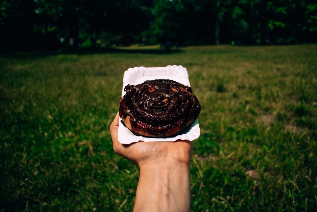 Chocolate roll from Oshione Gluten free bakery, Berlin, Germany