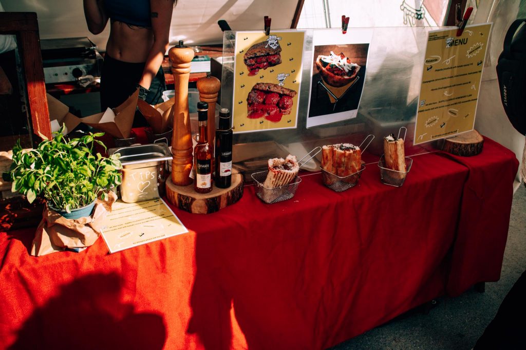 Stand at Italian Food Festival, Berlin, Germany