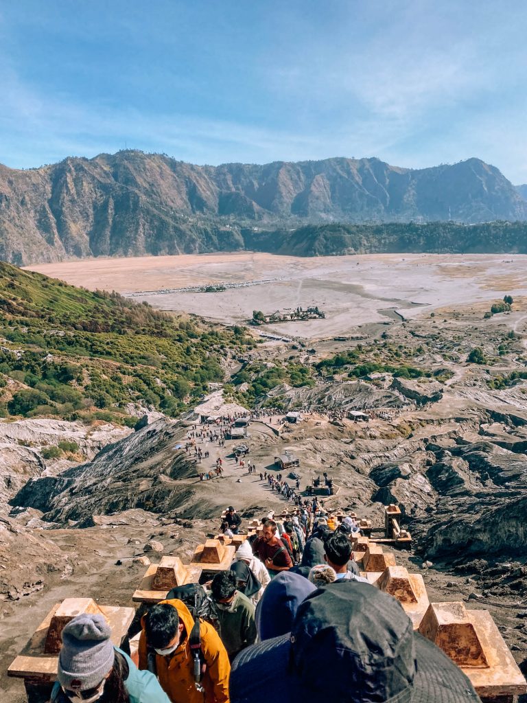 A Mount Bromo Travel Guide with Gluten Free Tips A Mount Bromo Travel Guide with Gluten Free Tips - crater
