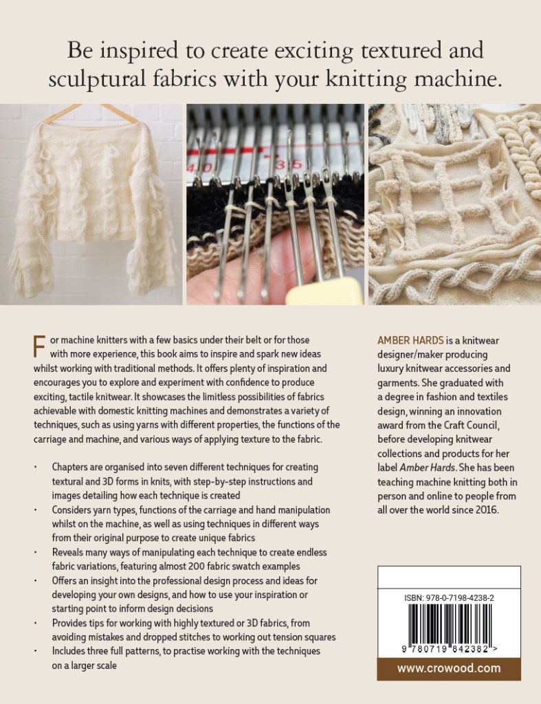 Machine knitting Techniques: Texture and 3D Effects Book