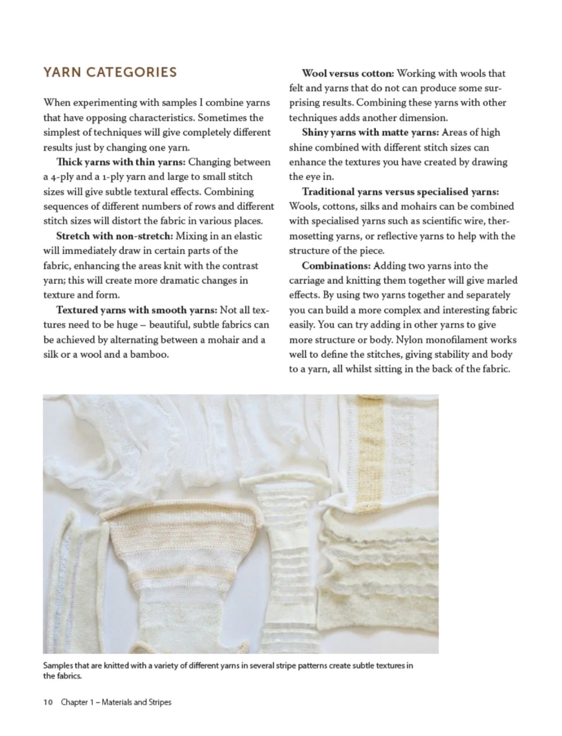 Machine knitting Techniques: Texture and 3D Effects Book