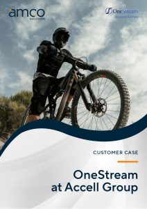 AMCO Solutions' OneStream implementation at Accell Group customer case cover page