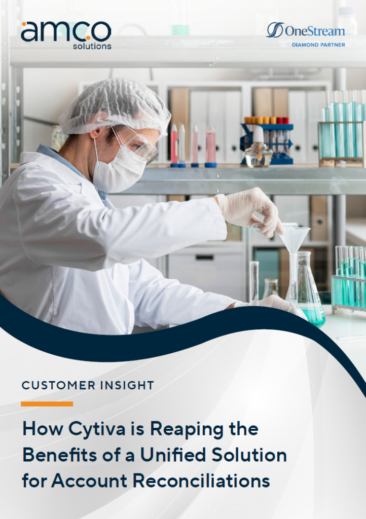 Cytiva Account Reconciliation Customer Case cover page