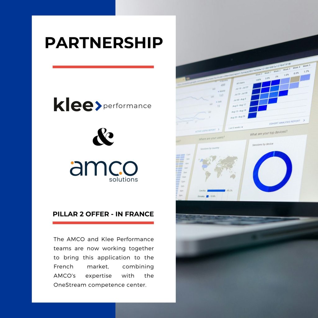 AMCO and Klee announce partnership for promoting Pillar 2 to french market poster