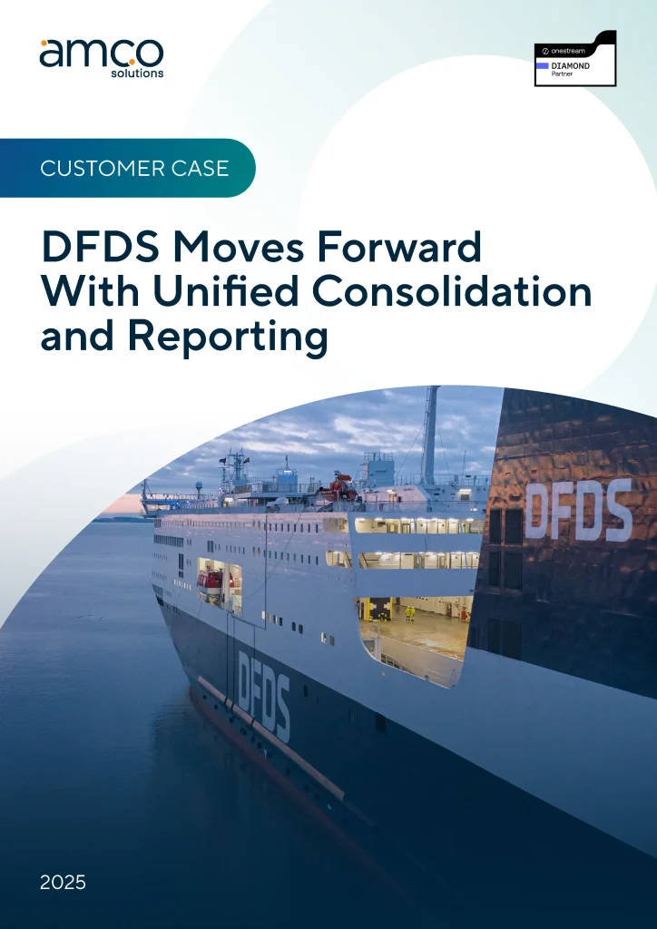 AMCO Customer Case - DFDS Moves Forward With Unified Consolidation and Reporting