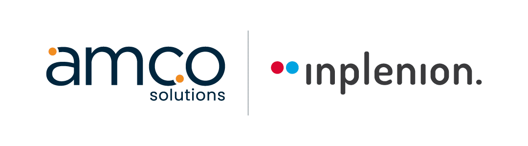 Logo of AMCO Solutions and Inplenion