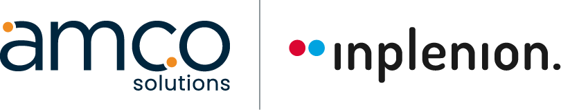 AMCO and Inplenion Co-Branded logo in full color