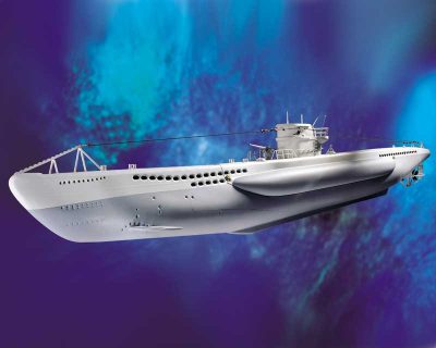 U-Boot Typ VII Grundbaukasten Maßstab: 1:60 Länge: 1120 mm Breite: 125 mm | # 20310