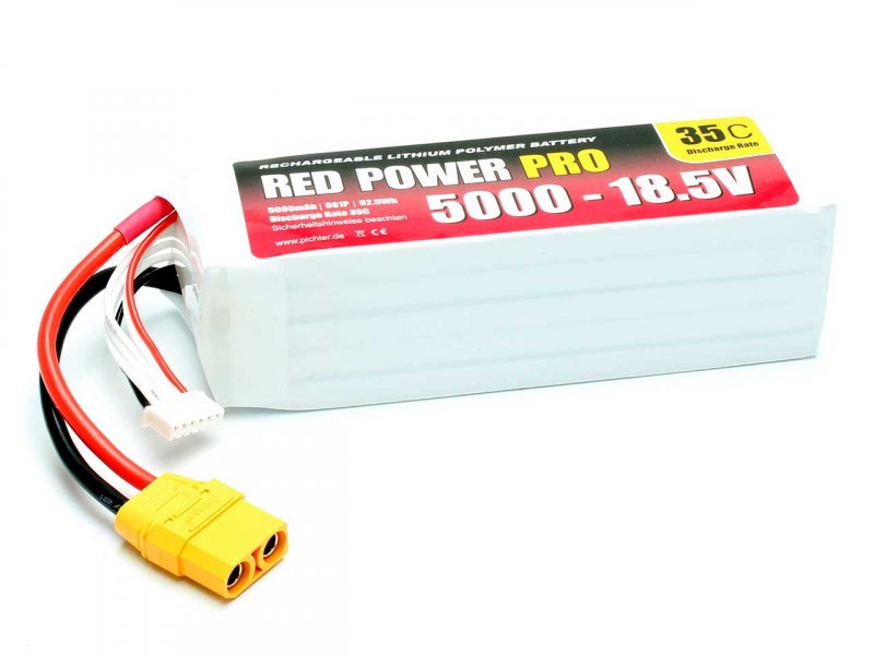 RED POWER LiPo Akku RED POWER PRO 5000 - 18