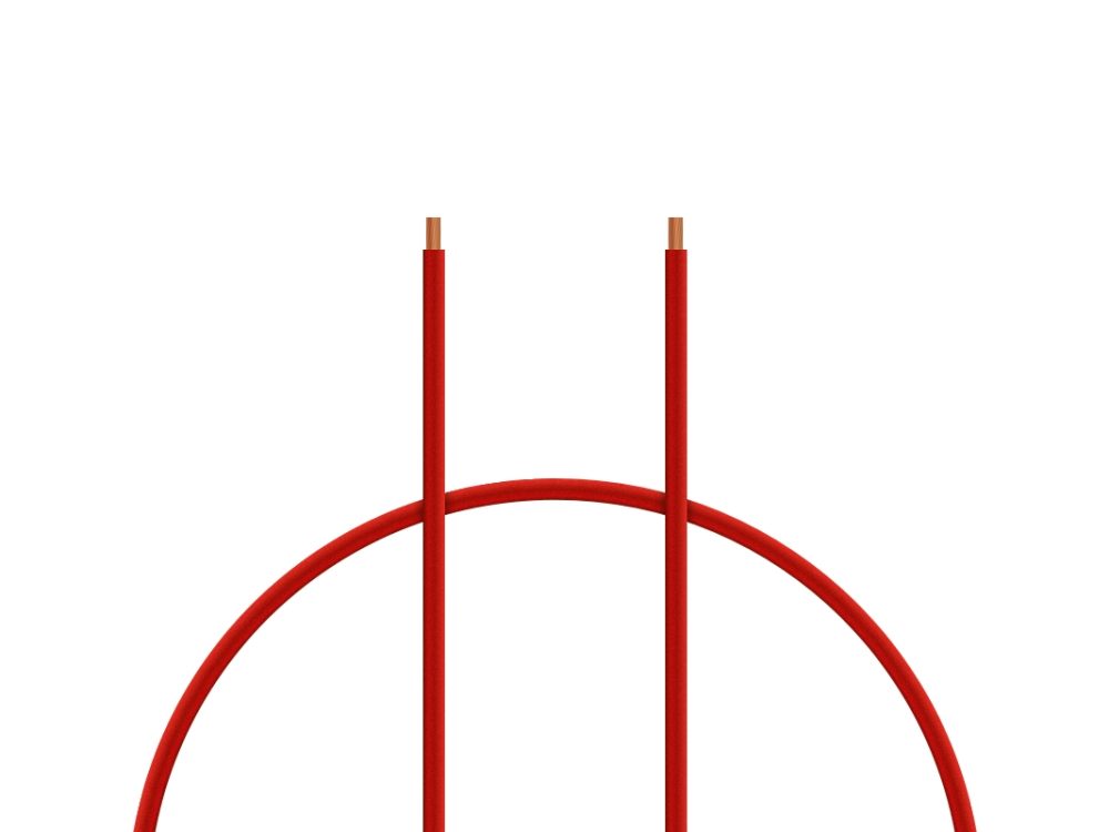 Kabel Silikon 4.0mm2 1m (rot) | # KAV36.3039
