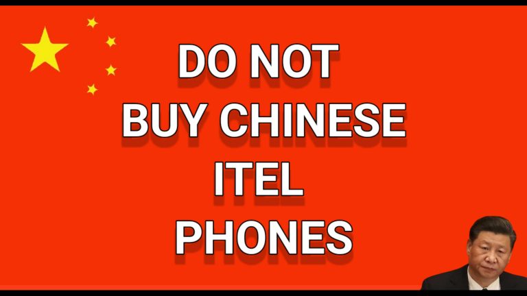 US Citizens, Don’t Buy Chinese ITEL Phones!! Open this post to find non Chinese phone brands.