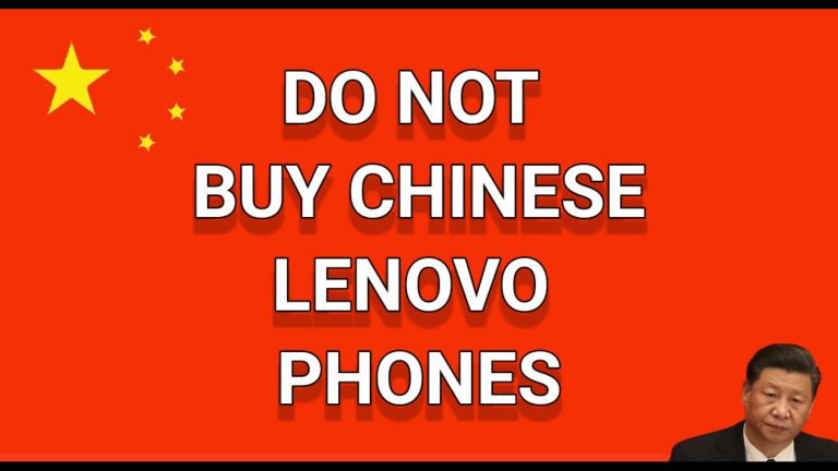 US Citizens, Don’t Buy Chinese LENOVO Phones!! Open this post to find non Chinese phone brands.