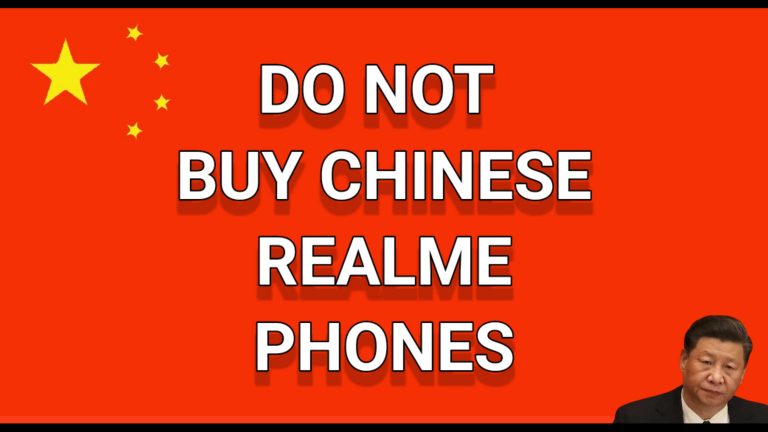 US Citizens, Don’t Buy Chinese REALME Phones!! Open this post to find non Chinese phone brands.