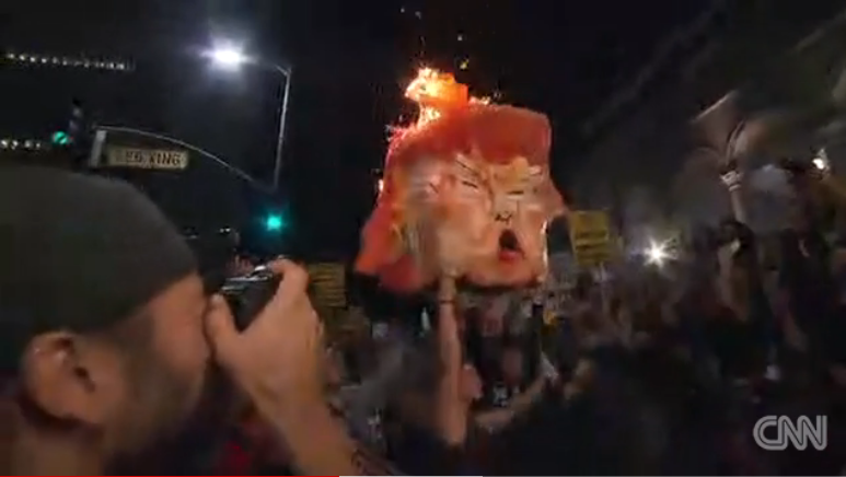 Burning Trump