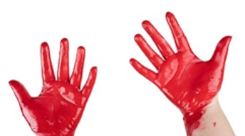 Bloody hands