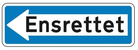 One Way (Left)