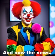 news clown