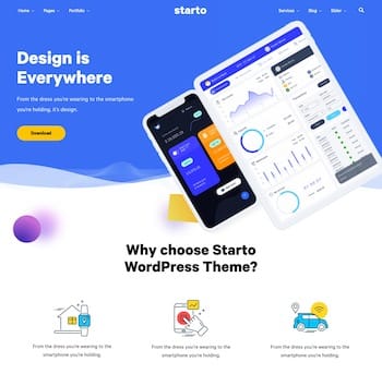 Home 7 – Starto SaaS Tech Startup WordPress