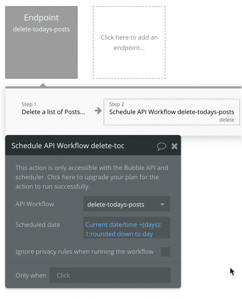 Part 1: How to set up Recursive Workflows Setting up the action that schedules the next cycle in the workflow