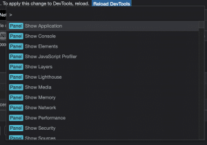 Changing the Current Geographic Position in Bubble for debugging The Chrome Command Menu