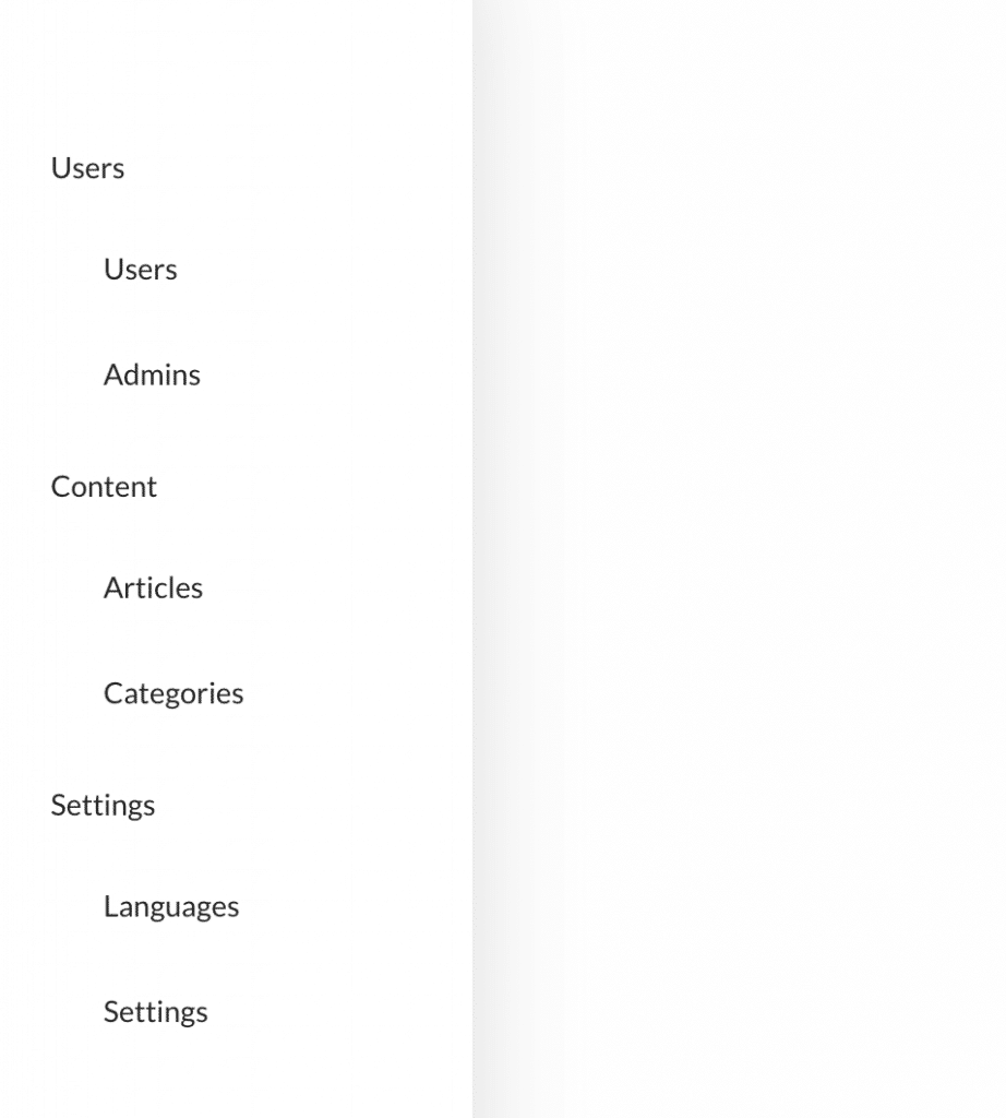How to: Create a Menu using Option Sets Menu tree structure example