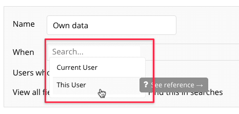 Setting the constraint on a Privacy Rule.