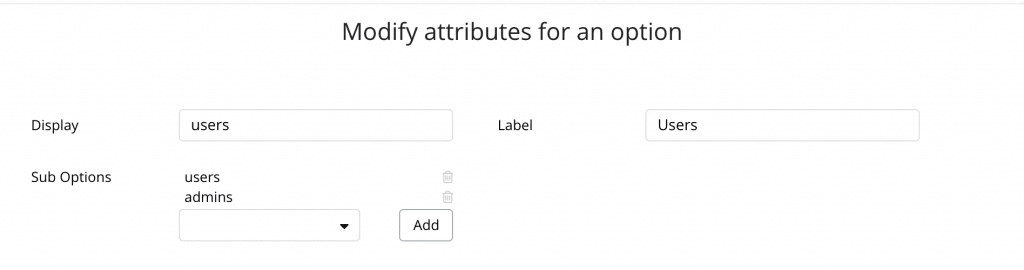How to: Create a Menu using Option Sets Option set attribute editor
