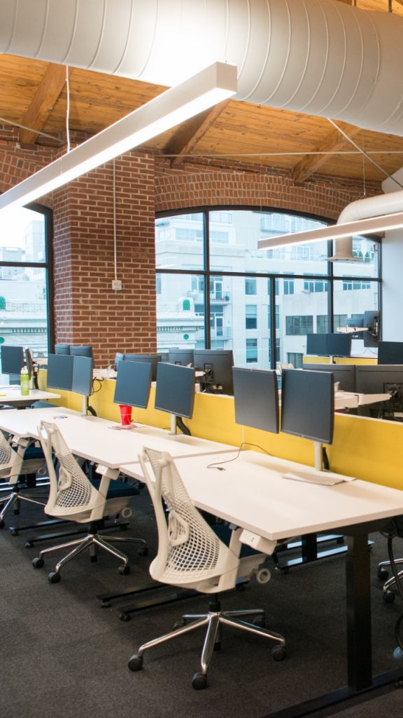 Office with empty desks