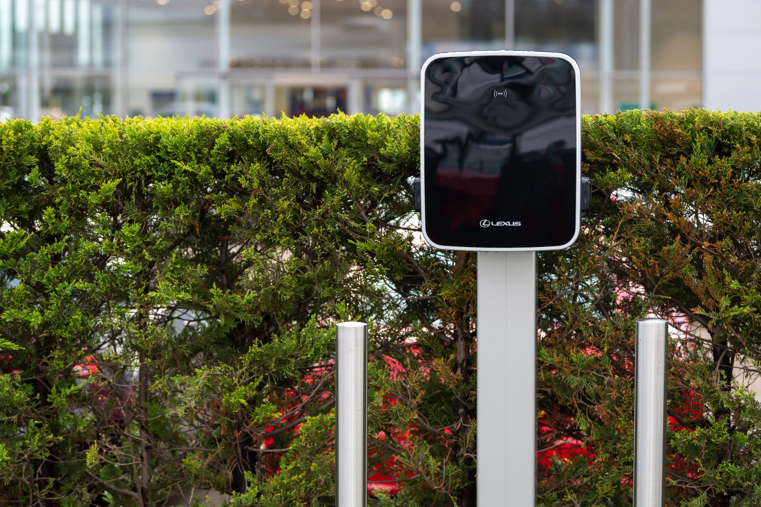 Lexus electric vehicle charging point