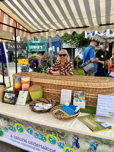 Carrie at the Moseley Community Festival Street Fair