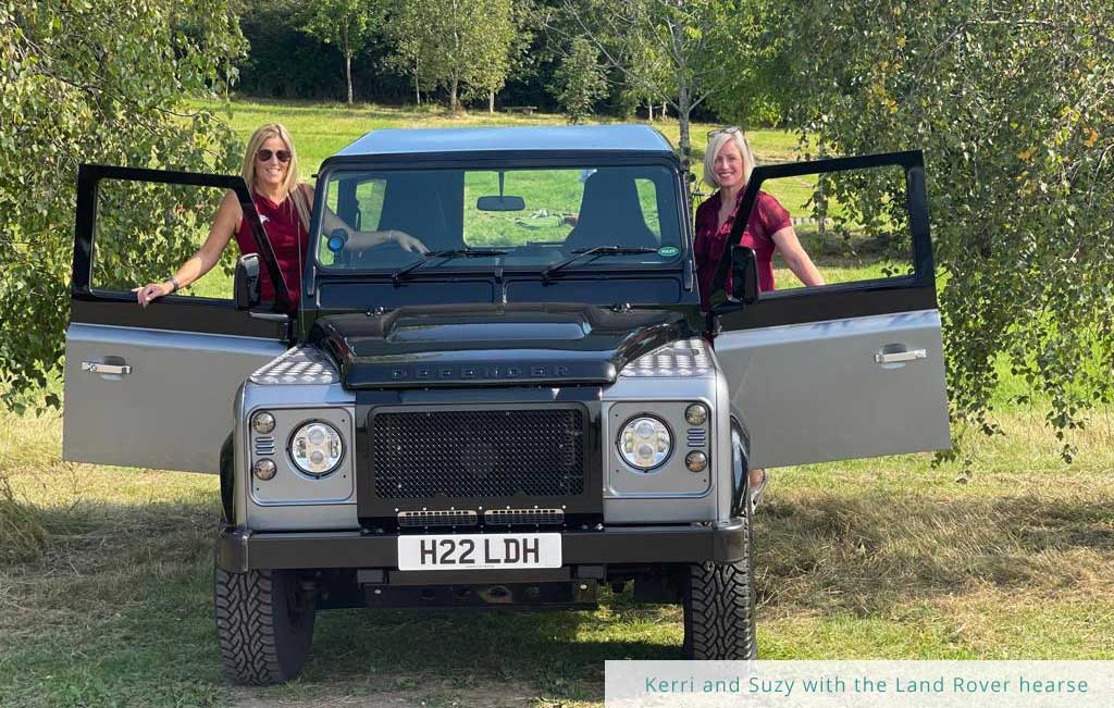 Kerri-&-Suzy-Land-Rover-Hearse