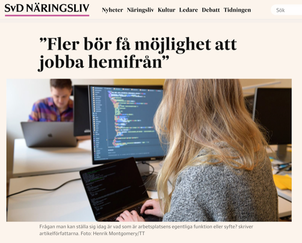 Debattartikel i SvD