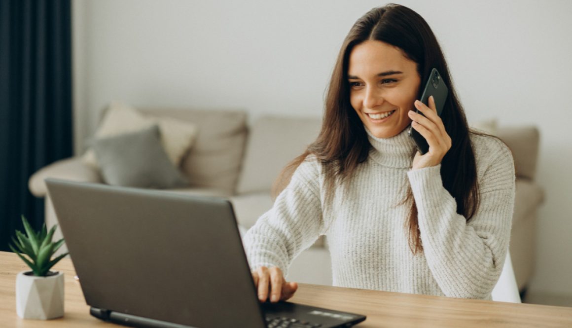 woman-working-on-computer-from-home