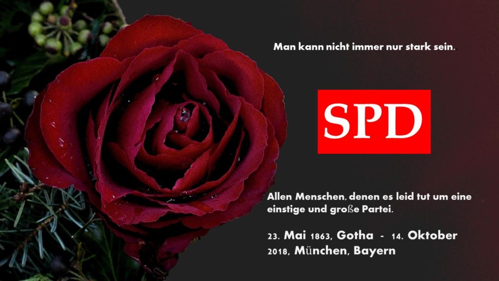 Allen Freunden, die um die SPD trauern