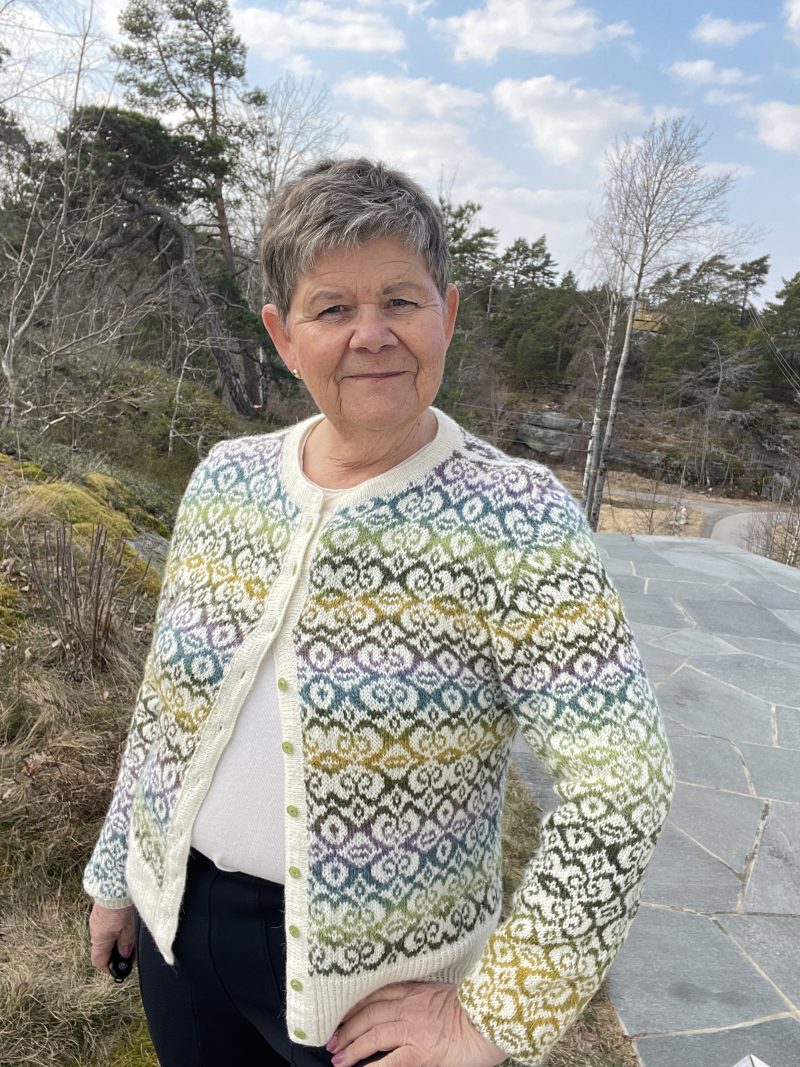 Gåbortjakken i forskjellige fargenyanser