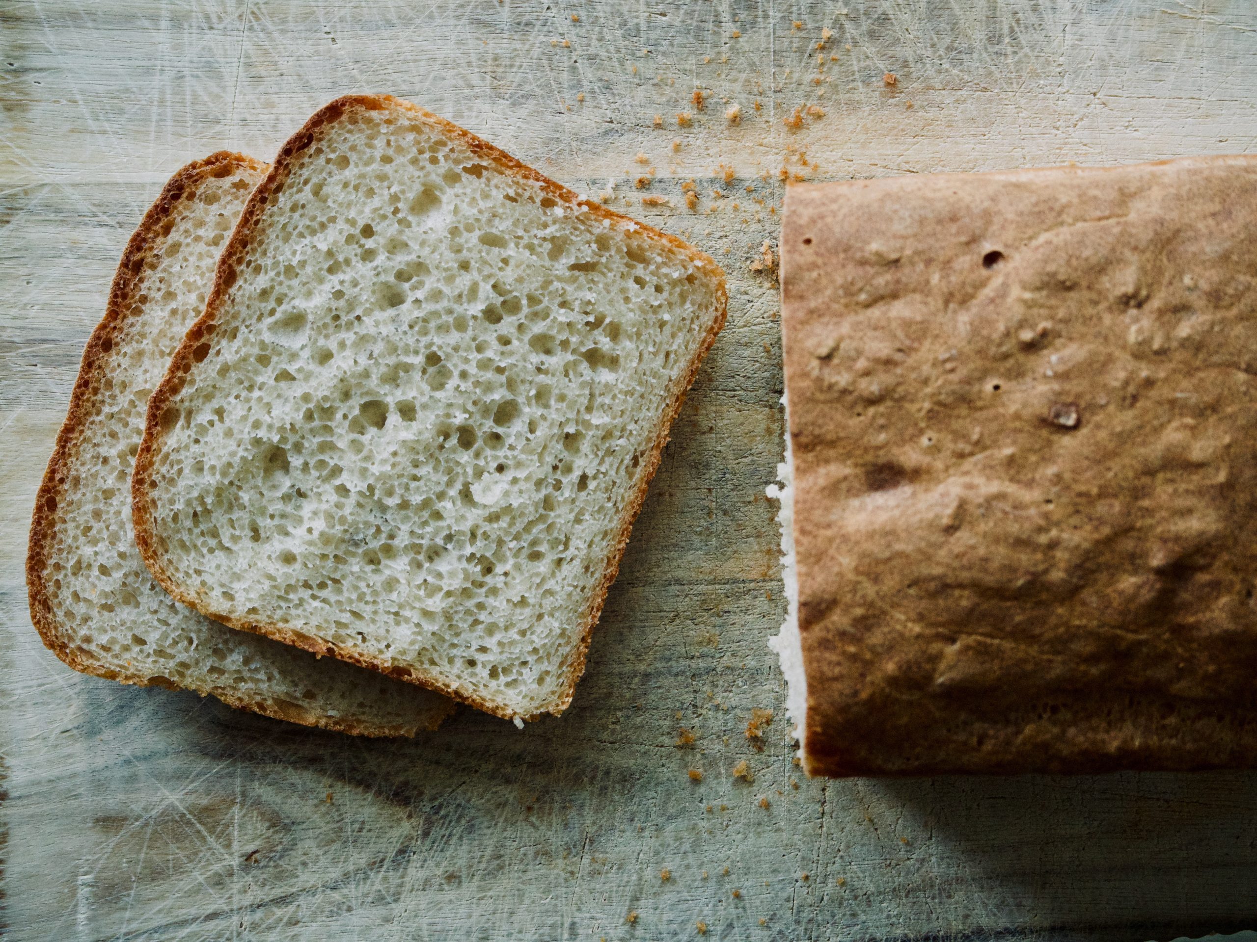 Sandwichbrød i skiver