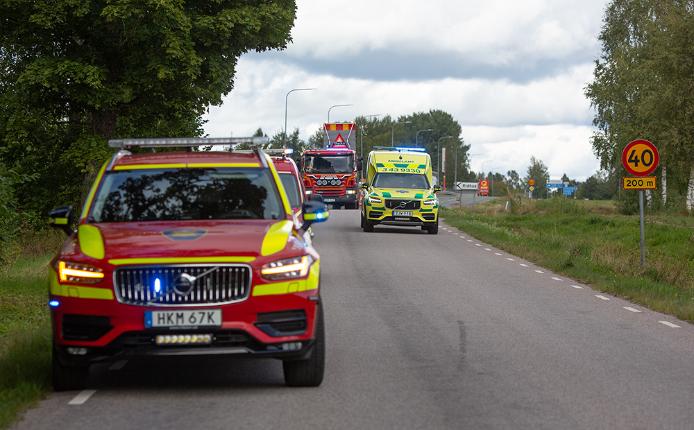 2022 09 04 Fem Personen Inblandade Vid Trafikolycka På Flisbyvägen Utanför Aneby Anebynytt 