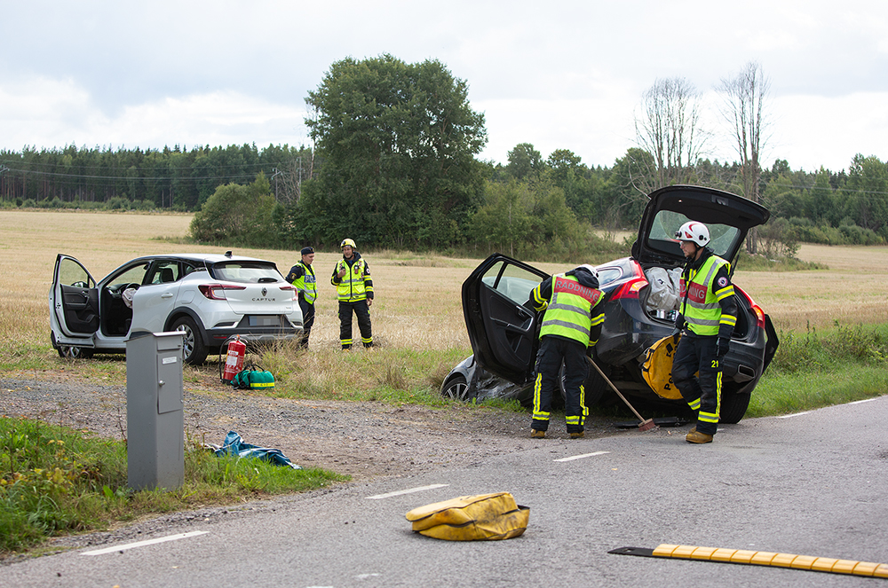 2022 09 04 Fem Personen Inblandade Vid Trafikolycka På Flisbyvägen Utanför Aneby Anebynytt 