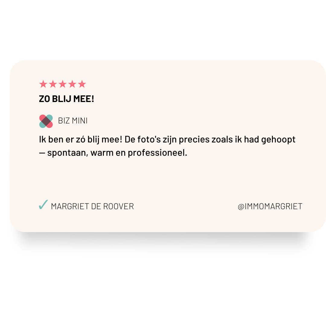 1 review biz mini Margriet De Roover