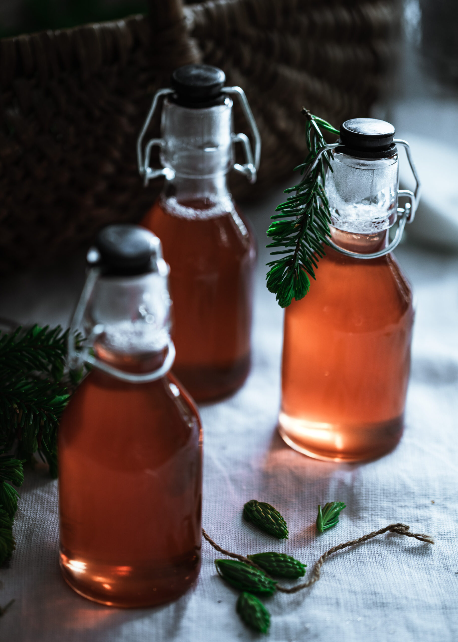 Nordic spruce tip syrup