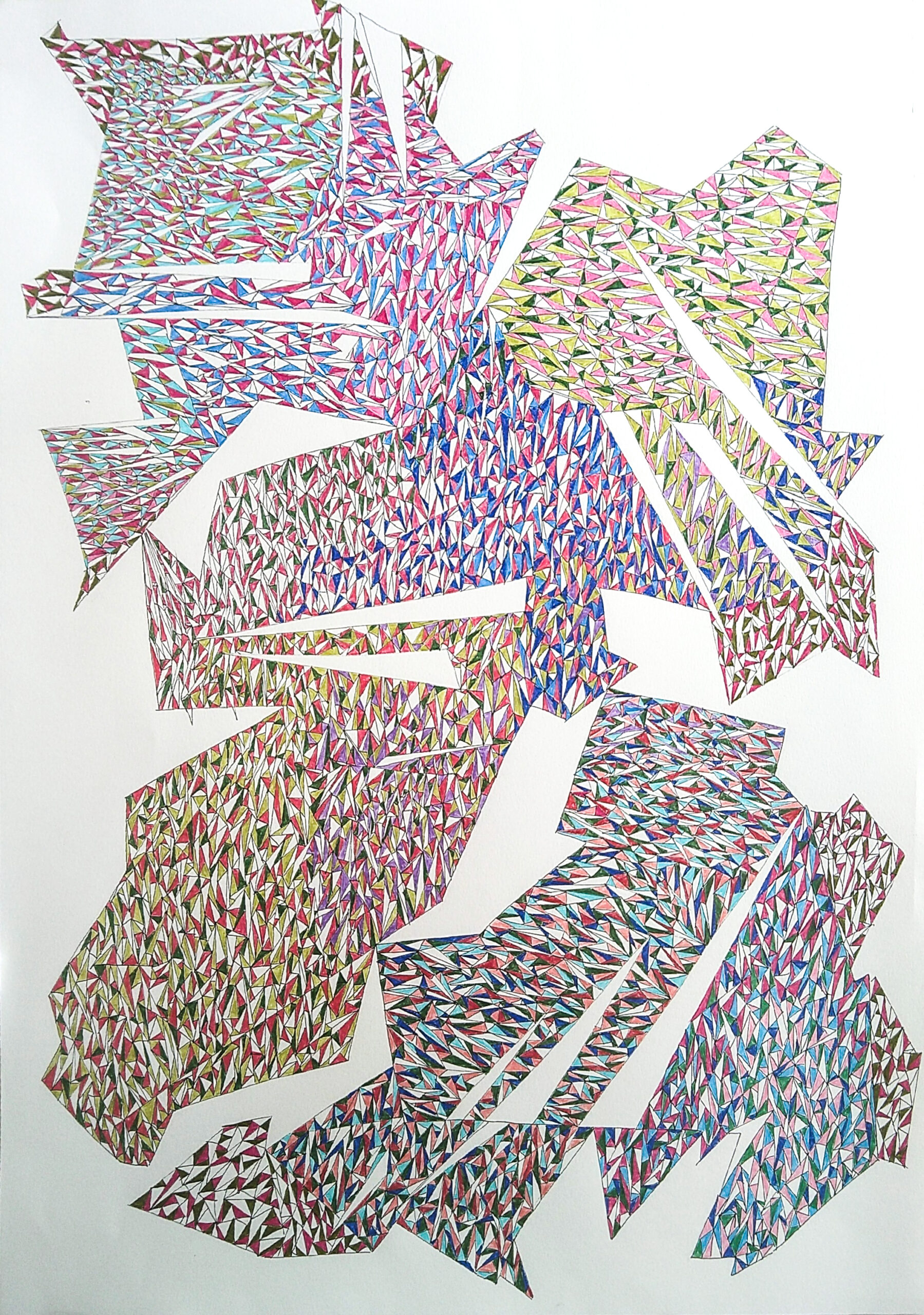 Abstract drawings exploring balance between chaos and order— a visual language beyond words, capturing movement, emotion, and pure sensory experience 24