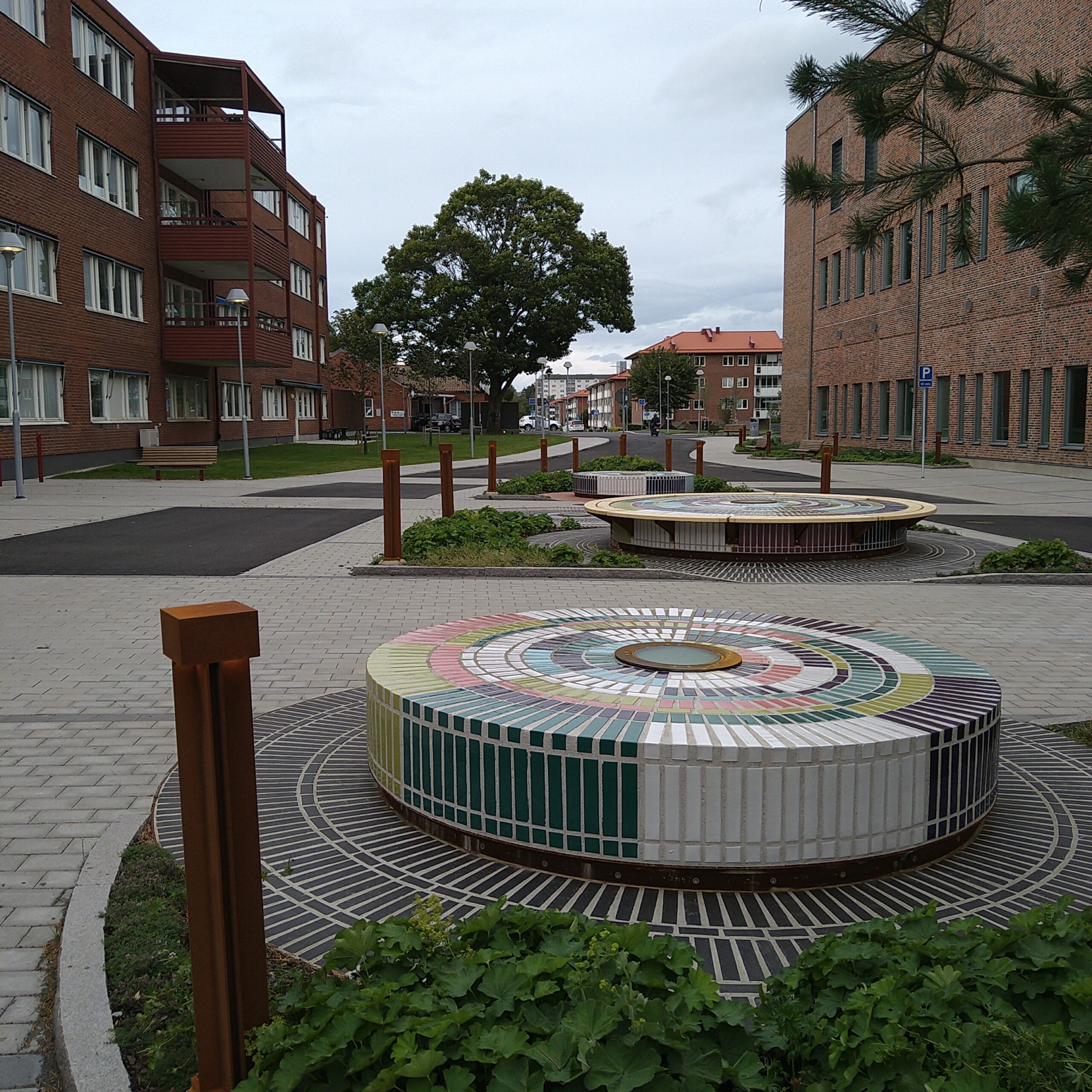 Public Art - At the Entrance Area - 6- at Högsbo Specialist Hospital, blending medical history with modern technology.