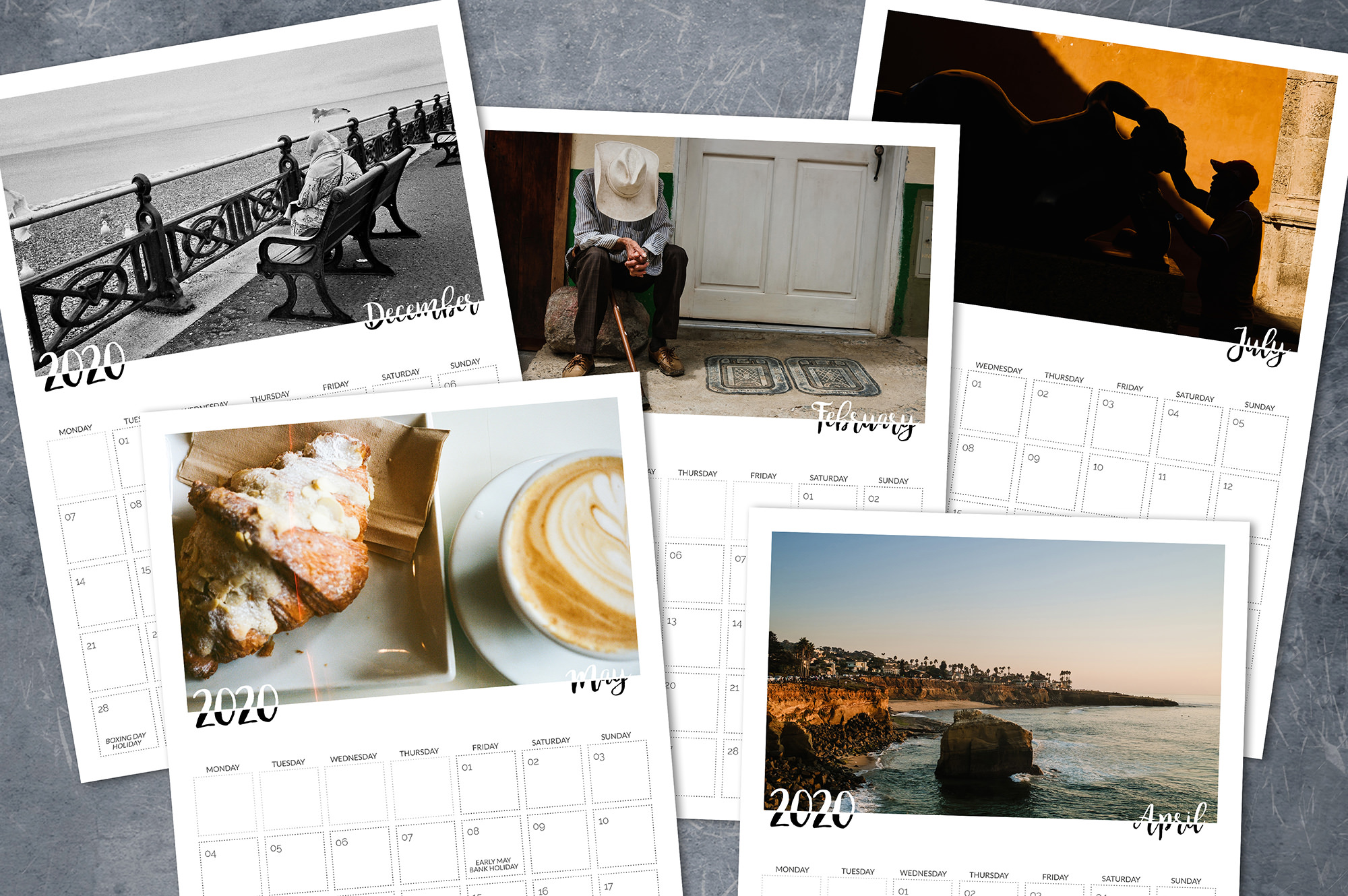 2020 wall calendar » Anja Poehlmann | Photographer and Filmmaker Brighton