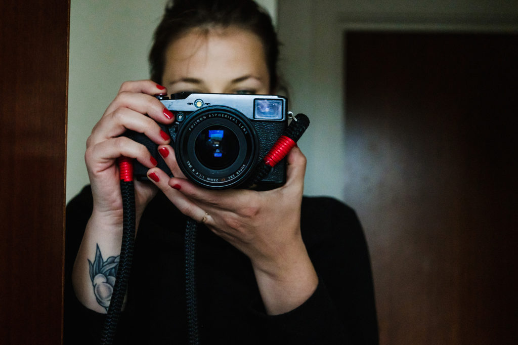 taking a photo with liveview fuji xpro1
